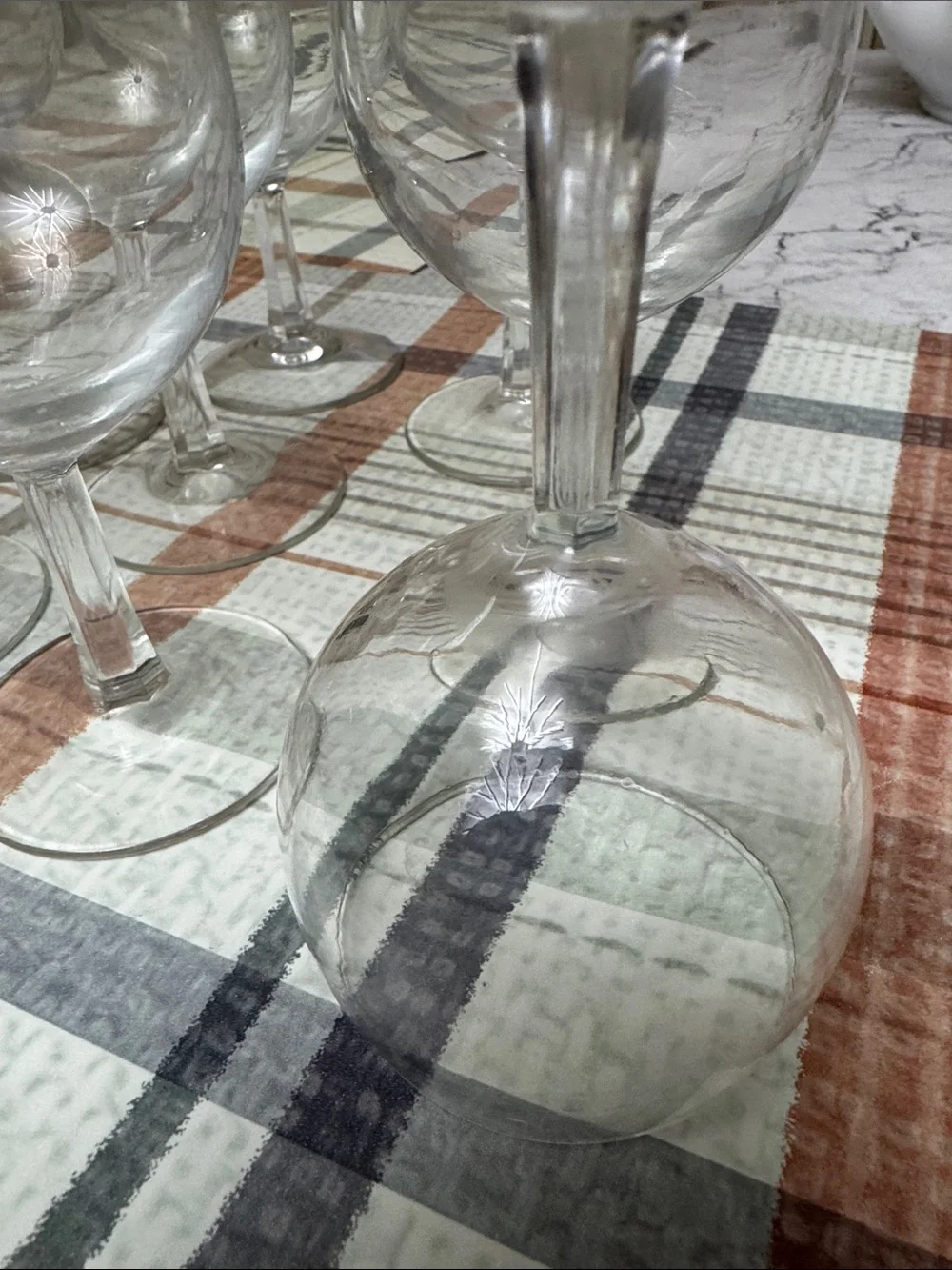 Clear Glass Goblet Set - Elegant Stemware (Set Of 8) 4.5”